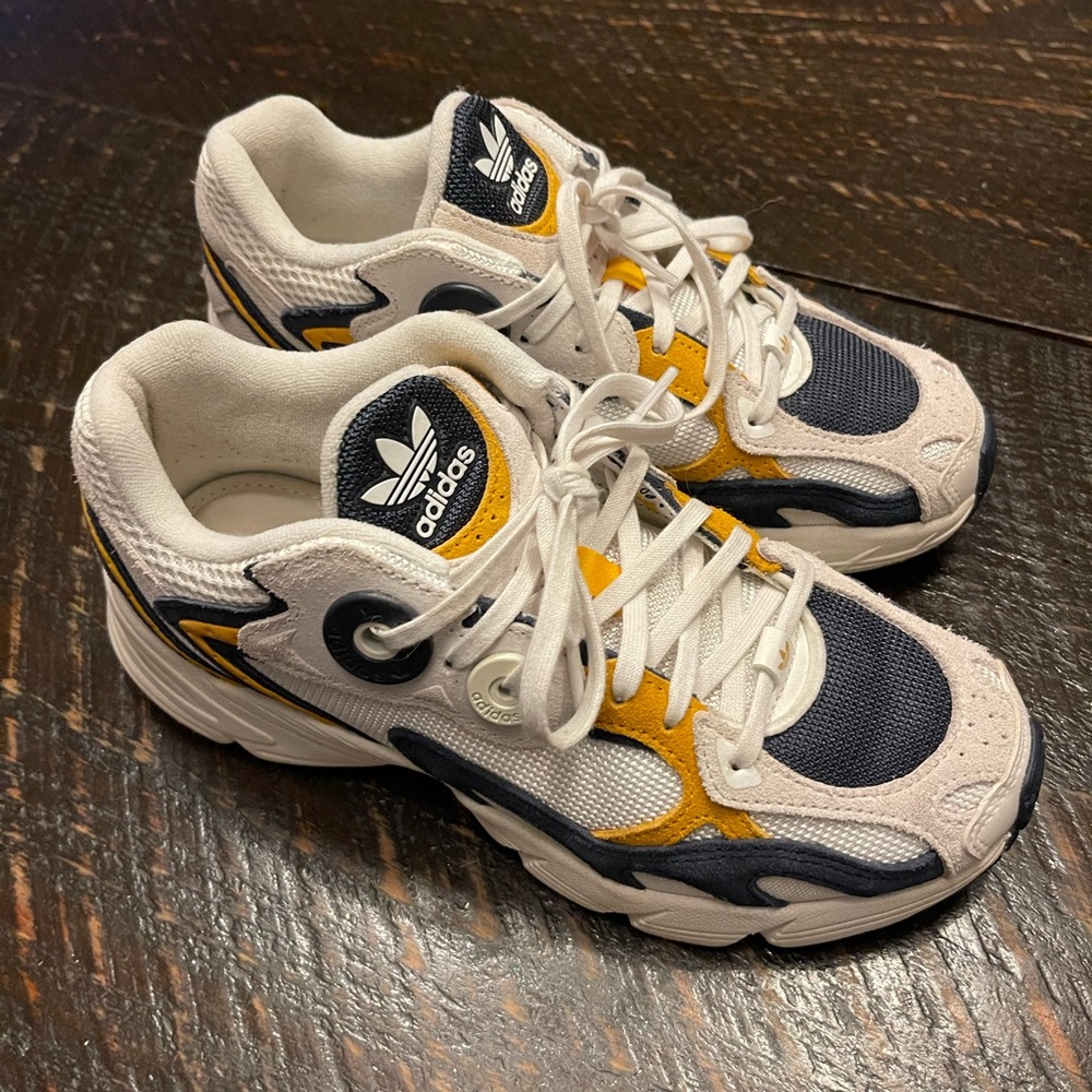 Women’s Navy/Yellow Adidas Astir